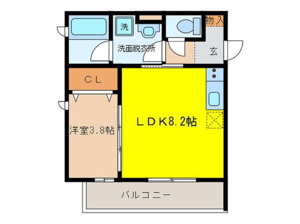 ＰＩＮＯ甲東園の物件間取画像